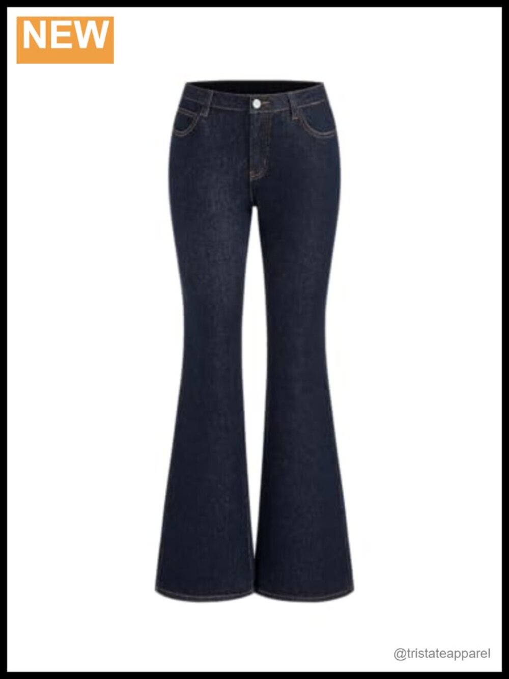 High Stretch Flare Jeans Low Waist Flared Denim Trousers Y2K Long Pants